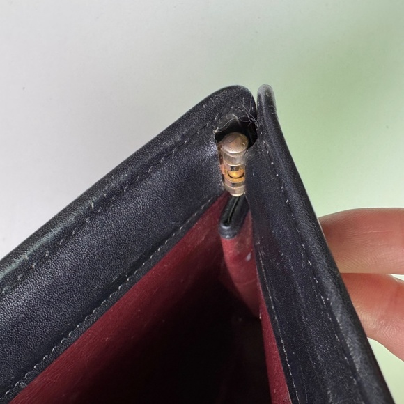 Auth CHANEL Matelasse Clutch Bag Lambskin Black Quilted Coco Mark CC Logo - Picture 12 of 14